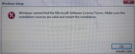 ফিক্স:উইন্ডোজ মাইক্রোসফ্ট সফ্টওয়্যার লাইসেন্সের শর্তাদি খুঁজে পাচ্ছে না