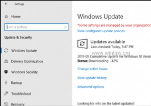 FIX:Windows 10 Update 1903 ইন্সটল করতে ব্যর্থ (সমাধান)