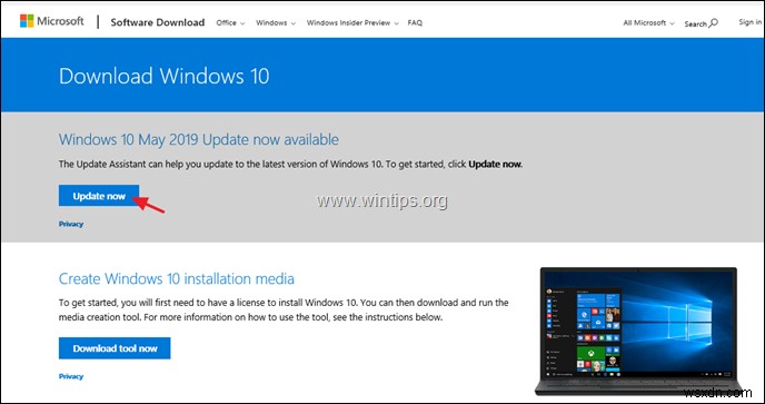 FIX:Windows 10 Update 1903 ইন্সটল করতে ব্যর্থ (সমাধান)