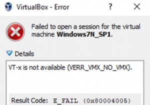 FIX:VirtualBox Error VT-x Windows 10 এ উপলব্ধ নেই (সমাধান)