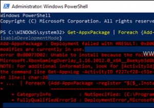 FIX:HRESULT 0x80073D02 এর সাথে Microsoft.XboxGamingOverlay ডিপ্লয়মেন্ট ব্যর্থ হয়েছে (সমাধান)