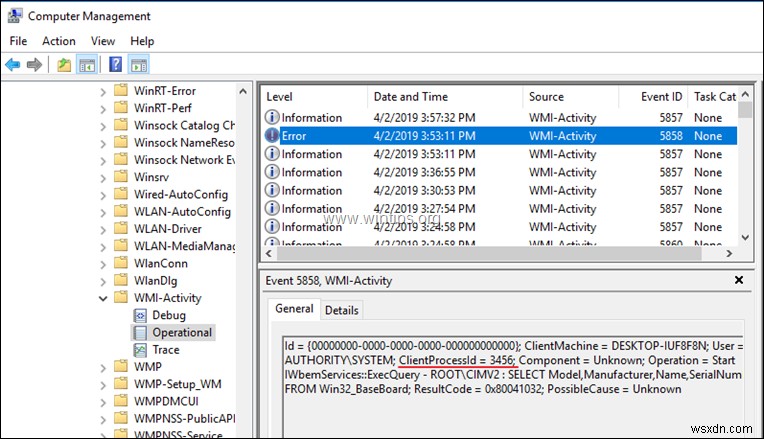 FIX:Windows 10/8/7 OS এ WMI প্রদানকারী হোস্ট উচ্চ CPU ব্যবহার (সমাধান)