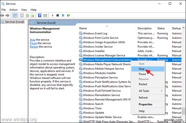 FIX:Windows 10/8/7 OS এ WMI প্রদানকারী হোস্ট উচ্চ CPU ব্যবহার (সমাধান)