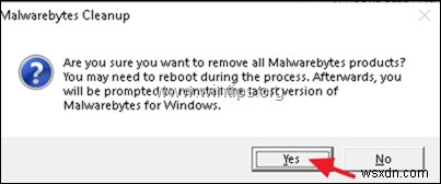 দ্রুত সমাধান:Malwarebytes ইনস্টল করুন একটি ত্রুটি ঘটেছে৷ (সমাধান)