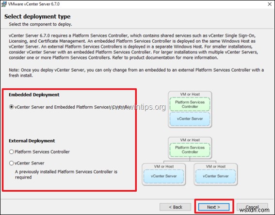 কিভাবে উইন্ডোজে vCenter সার্ভার 6.7 ইনস্টল করবেন।