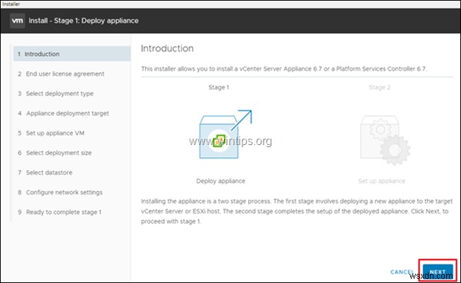 কিভাবে VMware vSphere হাইপারভাইজার ESXi 6.7 এ VCenter সার্ভার অ্যাপ্লায়েন্স ইনস্টল করবেন