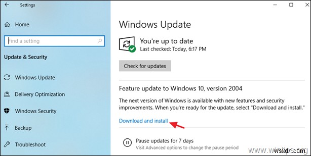 FIX:Windows 10 2004 আপডেট ইনস্টল করতে ব্যর্থ হয়েছে (সমাধান)