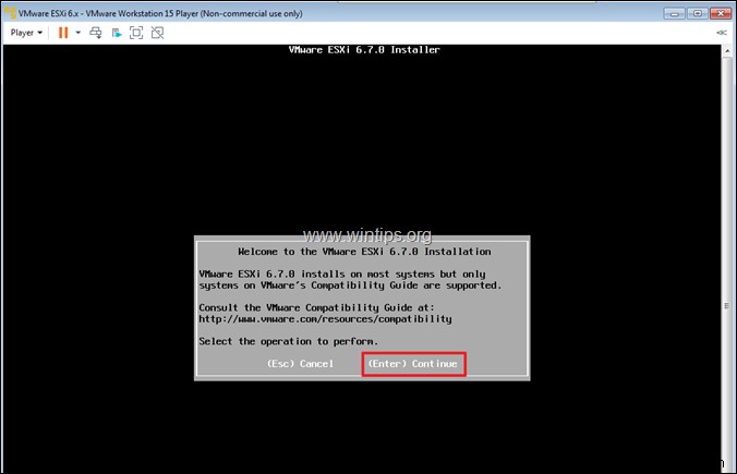ভিএমওয়্যার ওয়ার্কস্টেশন 15 এ কিভাবে vSphere ESXi 6.7 ইনস্টল করবেন।