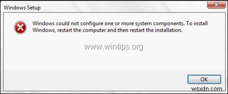 FIX:Windows Windows 10 আপডেটে (সমাধান) এক বা একাধিক সিস্টেম উপাদান কনফিগার করতে পারেনি।