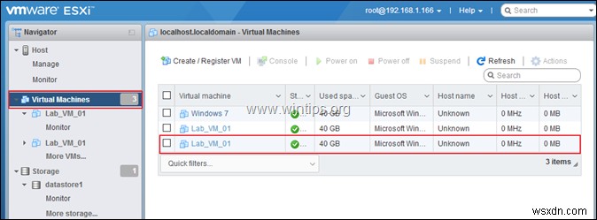 কিভাবে vSphere হাইপারভাইজার ESXi 6.7-এ একটি ভার্চুয়াল মেশিন ক্লোন করবেন। 