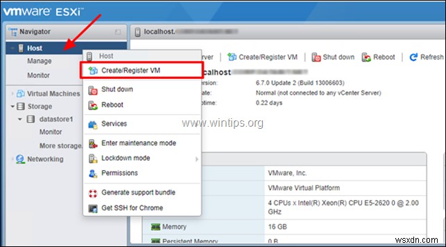 কিভাবে vSphere হাইপারভাইজার ESXi 6.7 এ একটি ভার্চুয়াল মেশিন তৈরি করবেন