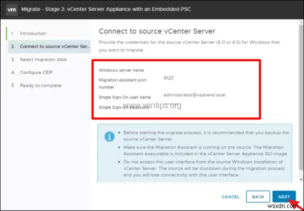 কিভাবে উইন্ডোজের ভিএমওয়্যার vCenter সার্ভারকে VCSA 6.7 এ স্থানান্তর করা যায়