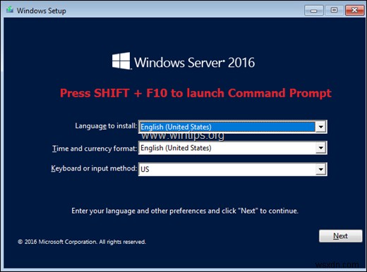 Windows শুরু করতে ব্যর্থ হলে সার্ভার 2016/2019-এ F8 কী কীভাবে সক্ষম করবেন।