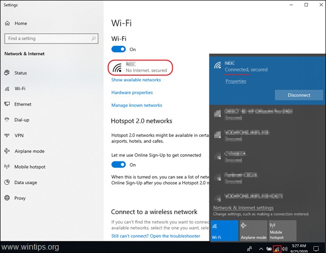 FIX:Wi-Fi সংযুক্ত কিন্তু Windows 10 এ ইন্টারনেট অ্যাক্সেস নেই (সমাধান)