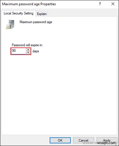Windows 10 এবং সার্ভার 2016/2012 স্বতন্ত্র সার্ভারে পাসওয়ার্ডের মেয়াদ শেষ হওয়ার তারিখ কীভাবে সেট করবেন।