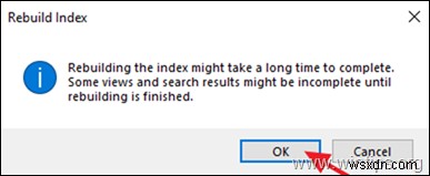 FIX:Outlook 2016 সার্চ কাজ করছে না।