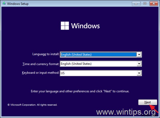 কিভাবে TPM v1.2 ডিভাইসে USB থেকে Windows 11 ইনস্টল করবেন।