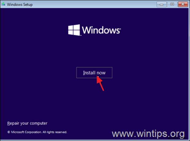 কিভাবে TPM v1.2 ডিভাইসে USB থেকে Windows 11 ইনস্টল করবেন।