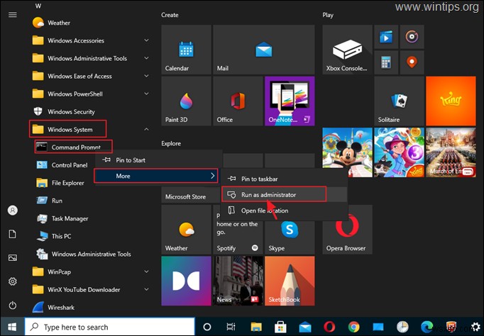 Windows 10 এ প্রশাসক হিসাবে CMD কিভাবে চালাবেন।