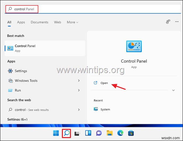 Windows 11 এ কিভাবে কন্ট্রোল প্যানেল খুলবেন