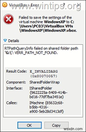 ভার্চুয়ালবক্স RTPathQueryInfo ফিক্স শেয়ার করা ফোল্ডার পাথে ব্যর্থ হয়েছে (সমাধান করা হয়েছে)