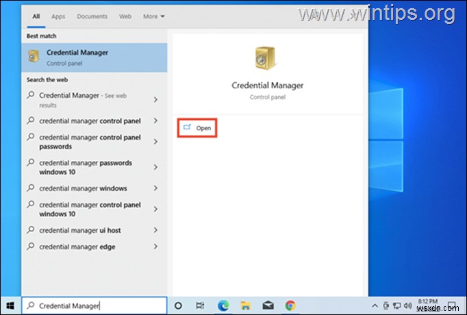 Windows 10/11 এ কিভাবে ওয়েব বা উইন্ডোজ শংসাপত্রগুলি সরাতে হয়।