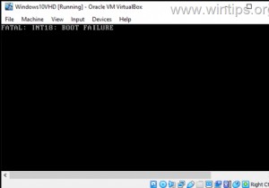 ফিক্স:ভার্চুয়ালবক্স মারাত্মক:INT18:বুট ব্যর্থতা। (সমাধান) 