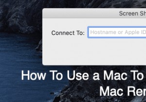 কিভাবে অন্য ম্যাকের সাথে দূরবর্তীভাবে সংযোগ করতে একটি ম্যাক ব্যবহার করবেন
