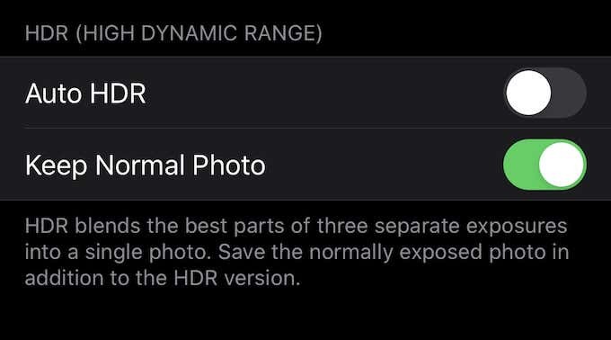 আইফোন ক্যামেরায় HDR কী?