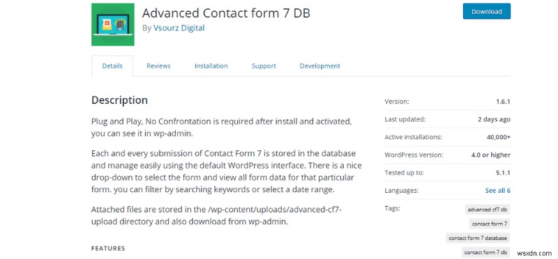 WordPress Plugin Advanced Contact Form 7 DB SQLi এর জন্য ঝুঁকিপূর্ণ