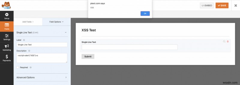 WPForms Plugin 1.5.9-এ XSS দুর্বলতা পাওয়া গেছে - অবিলম্বে আপডেট করুন 