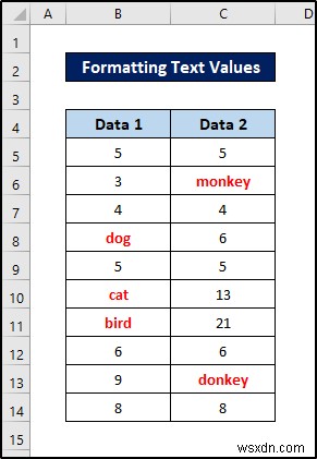 Excel এ সূত্র সহ শর্তসাপেক্ষ বিন্যাস