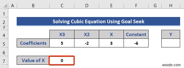 Excel এ সমীকরণ সমাধান করা (5টি দরকারী উদাহরণ)