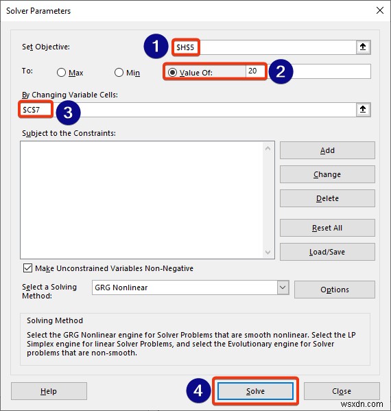 Excel এ সমীকরণ সমাধান করা (5টি দরকারী উদাহরণ)