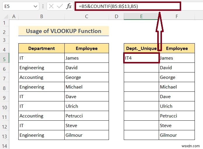 কীভাবে VLOOKUP করবেন এবং Excel এ একাধিক মান ফেরত দেবেন (8 পদ্ধতি)