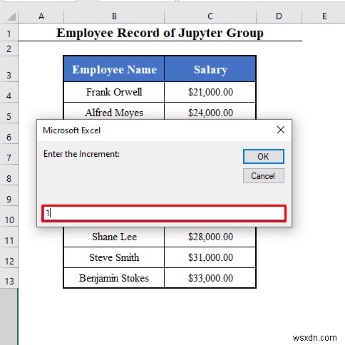 Excel এ পরিবর্তনশীল সারি নম্বর সহ VBA পরিসর (4 উদাহরণ)