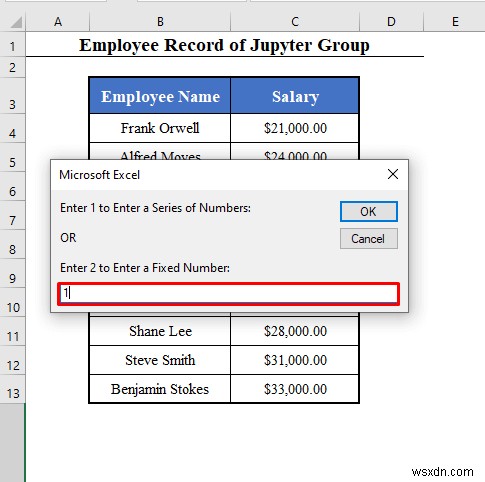 Excel এ পরিবর্তনশীল সারি নম্বর সহ VBA পরিসর (4 উদাহরণ)