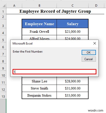 Excel এ পরিবর্তনশীল সারি নম্বর সহ VBA পরিসর (4 উদাহরণ)