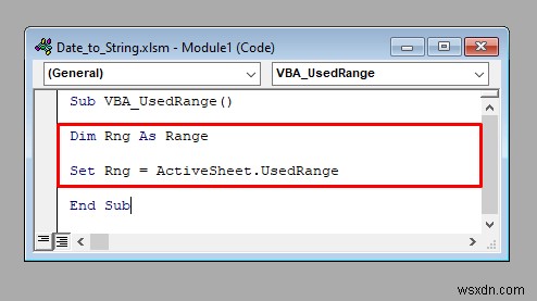 এক্সেল এ VBA এর UsedRange প্রপার্টি কিভাবে ব্যবহার করবেন (4 উপায়)