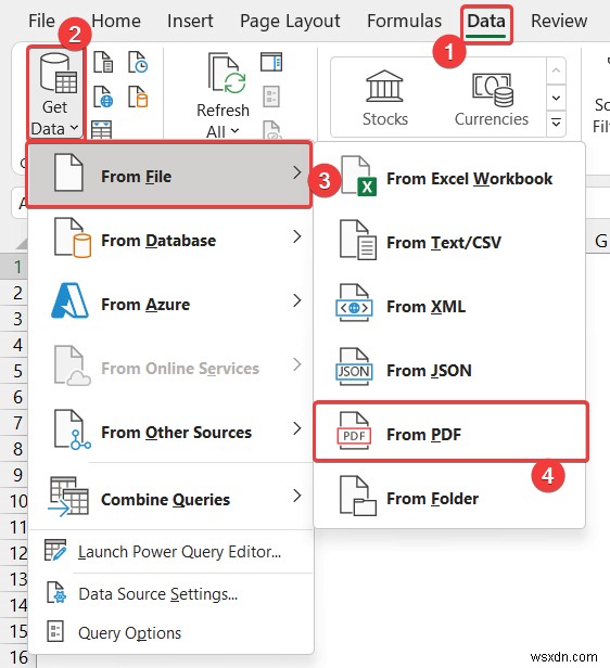 কিভাবে PDF থেকে Excel এ ডেটা এক্সট্র্যাক্ট করবেন (4টি উপযুক্ত উপায়)