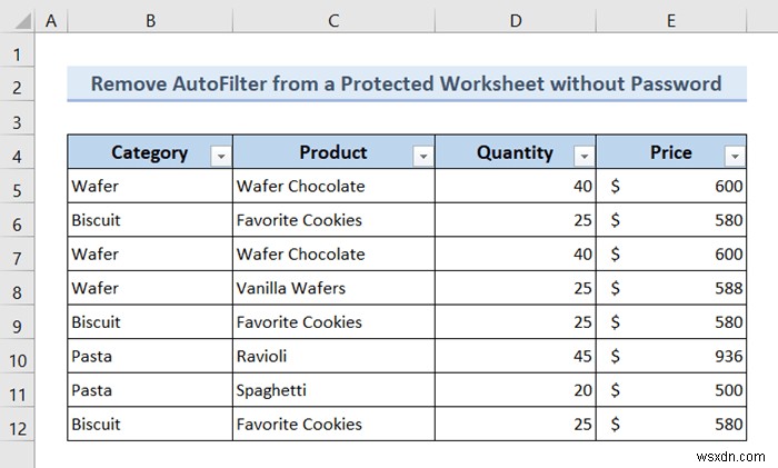 Excel VBA:অটোফিল্টার সরান যদি এটি থাকে (7 উদাহরণ)