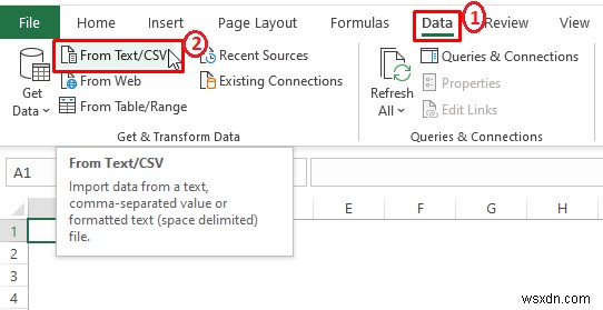 এক্সেলের বিদ্যমান শীটে কীভাবে CSV আমদানি করবেন (5 পদ্ধতি)