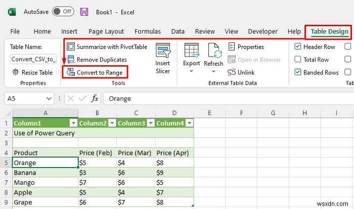 কিভাবে CSV কে XLSX তে রূপান্তর করবেন (4টি দ্রুত পদ্ধতি)