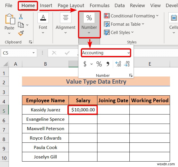 Excel এ ডেটা এন্ট্রির প্রকার (একটি দ্রুত ওভারভিউ)