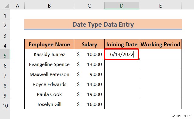 Excel এ ডেটা এন্ট্রির প্রকার (একটি দ্রুত ওভারভিউ)