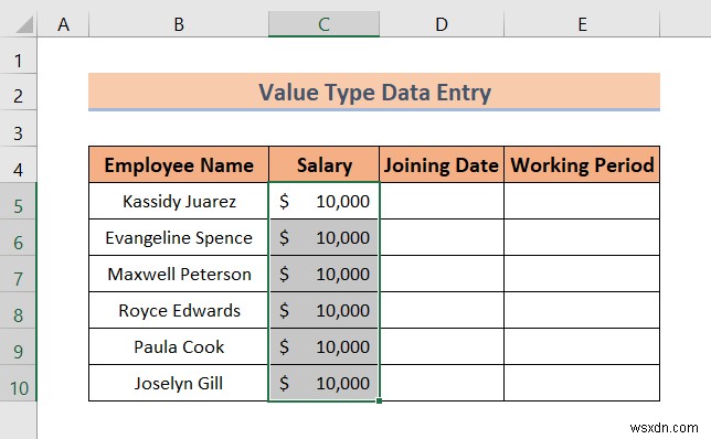 Excel এ ডেটা এন্ট্রির প্রকার (একটি দ্রুত ওভারভিউ)