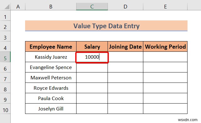 Excel এ ডেটা এন্ট্রির প্রকার (একটি দ্রুত ওভারভিউ)