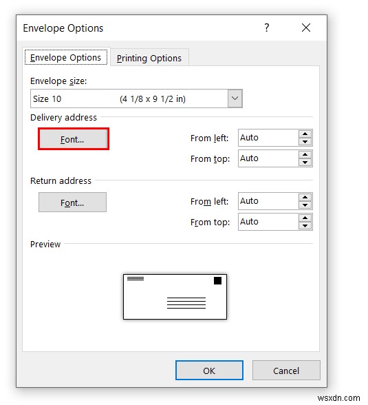 Excel থেকে Word Envelopes-এ মেল মার্জ (2 সহজ পদ্ধতি)