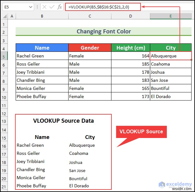 এক্সেলে VLOOKUP সোর্স ডেটা কীভাবে লুকাবেন (5টি সহজ উপায়)