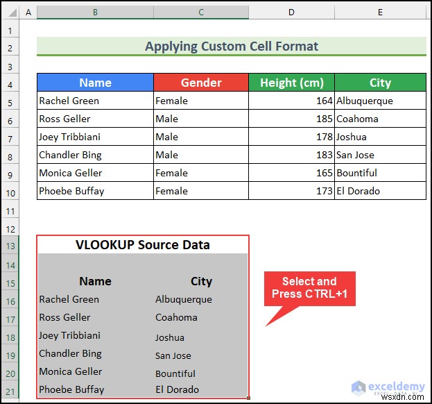 এক্সেলে VLOOKUP সোর্স ডেটা কীভাবে লুকাবেন (5টি সহজ উপায়)